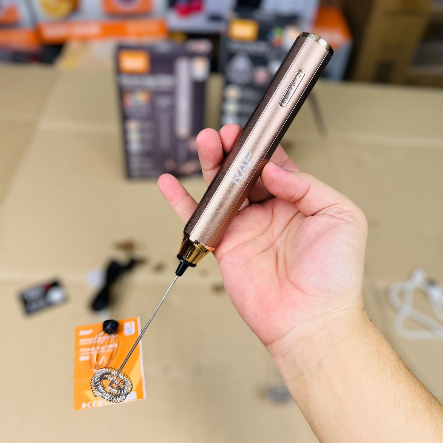 Raf 3 in 1 milk coffee Frother and egg whisker