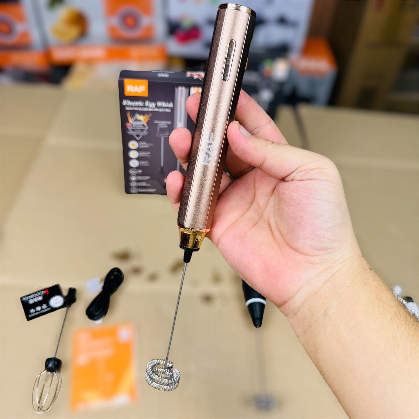 Raf 3 in 1 milk coffee Frother and egg whisker