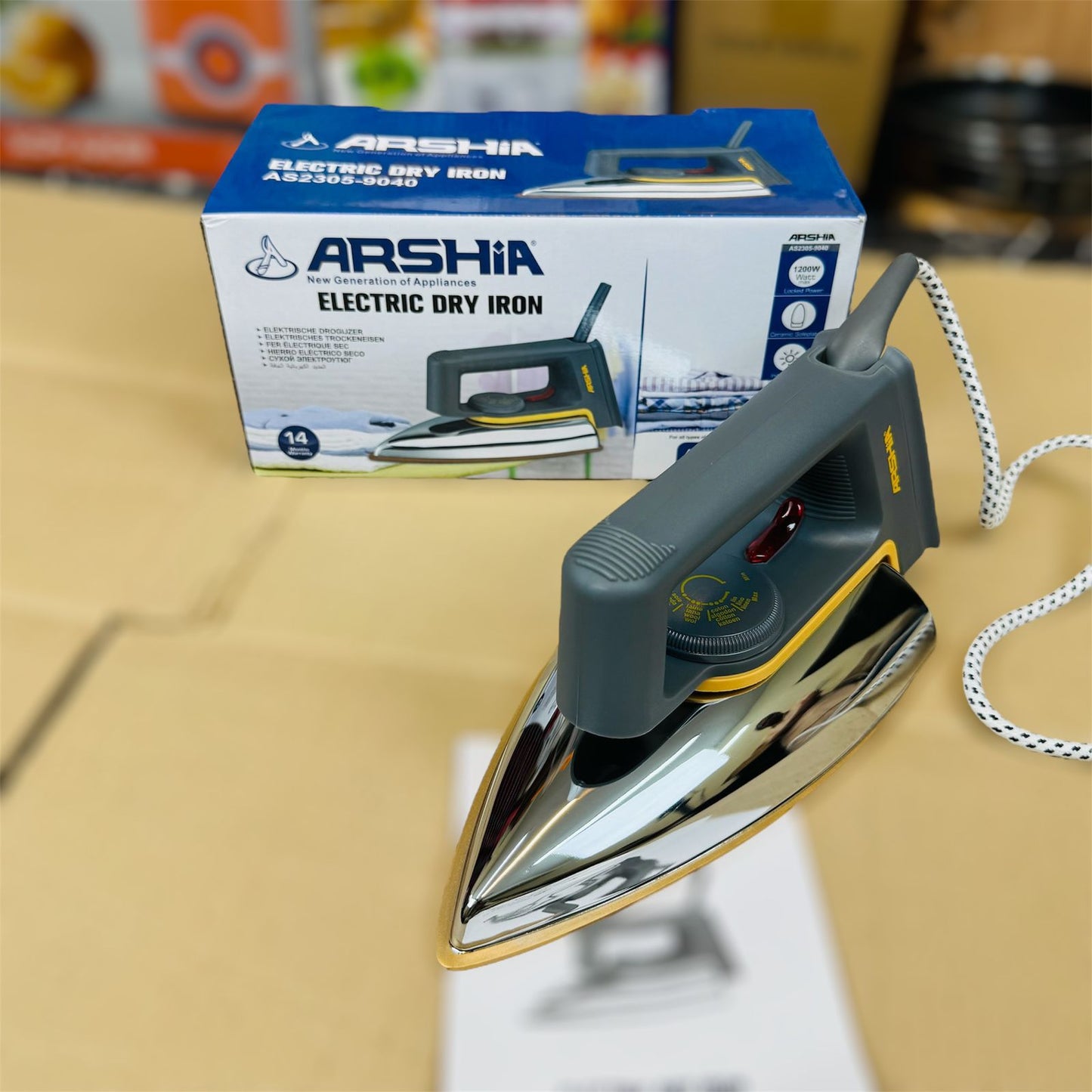 ARSHIA germany light weight dry iron