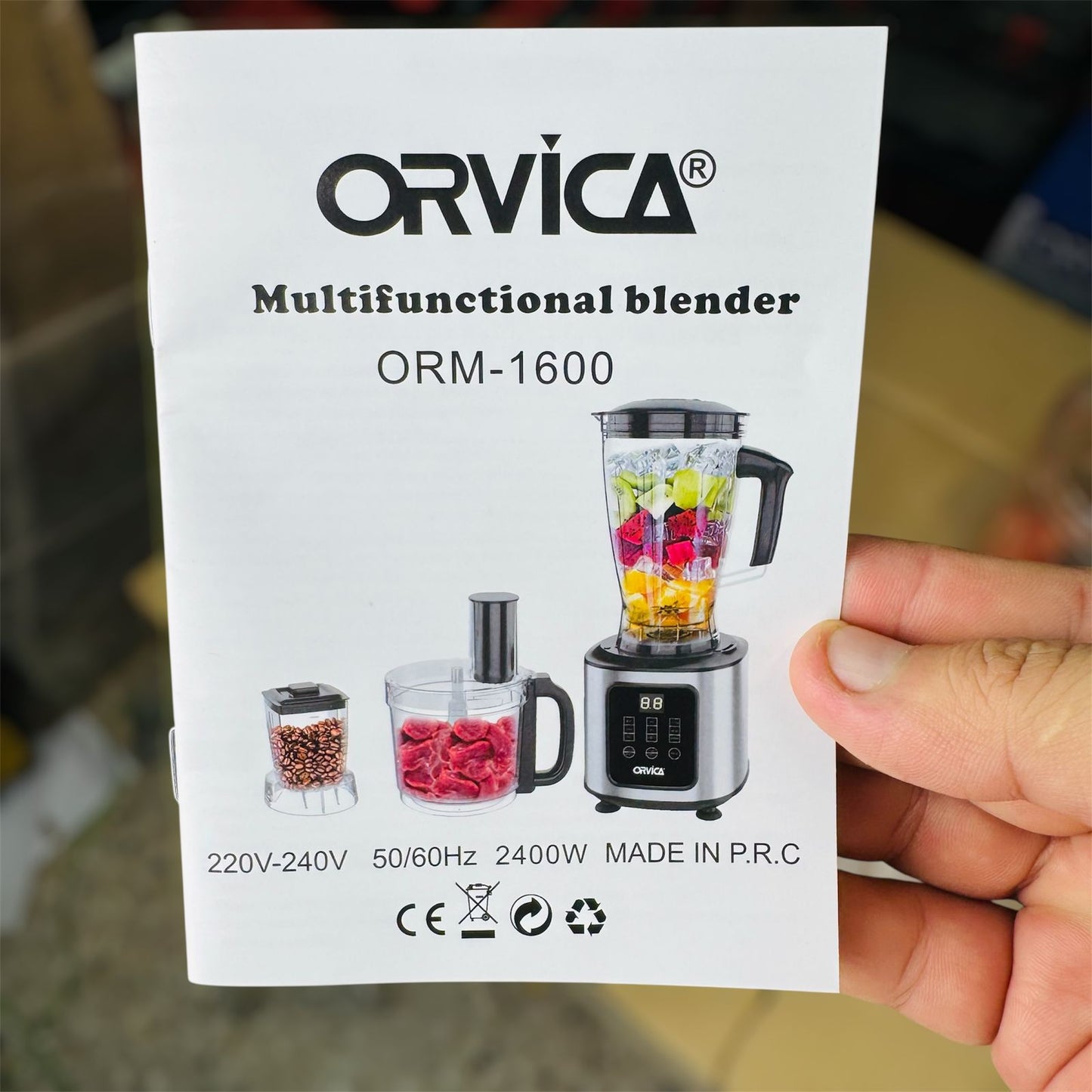 ORVICA 9 in 1 food factory (chopper grinder set)