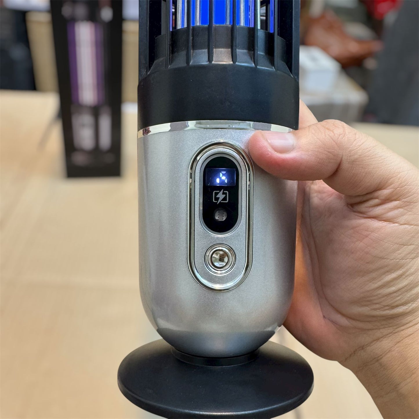 Rechargeable mosquito killer for comping outdoor & home use