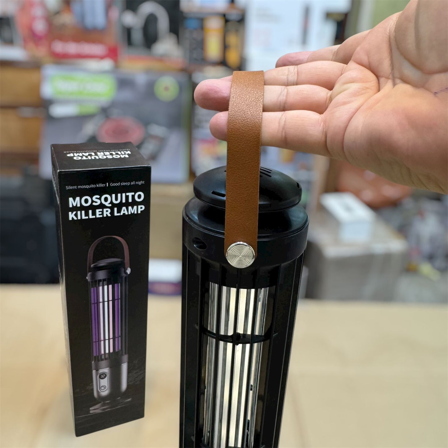 Rechargeable mosquito killer for comping outdoor & home use