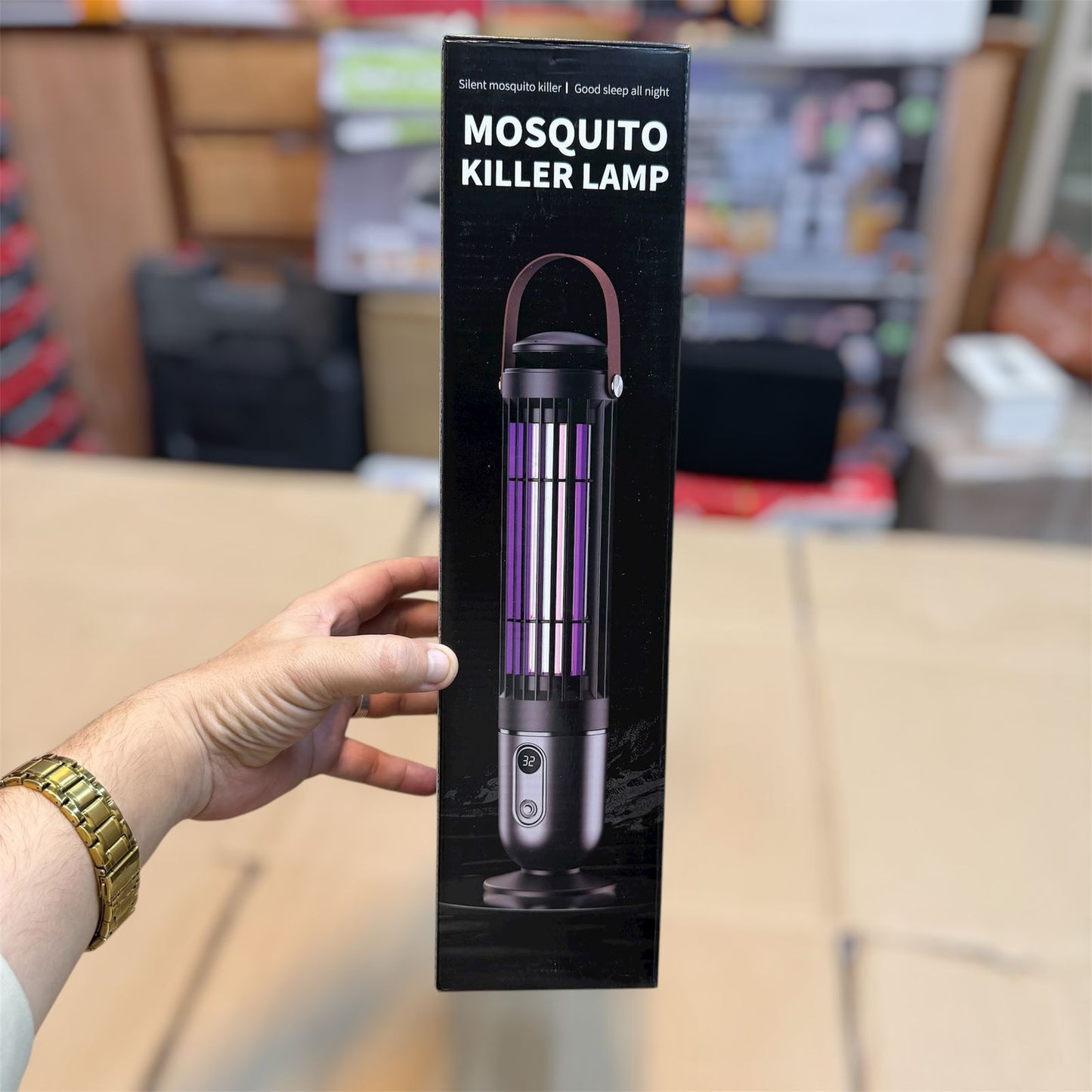 Rechargeable mosquito killer for comping outdoor & home use