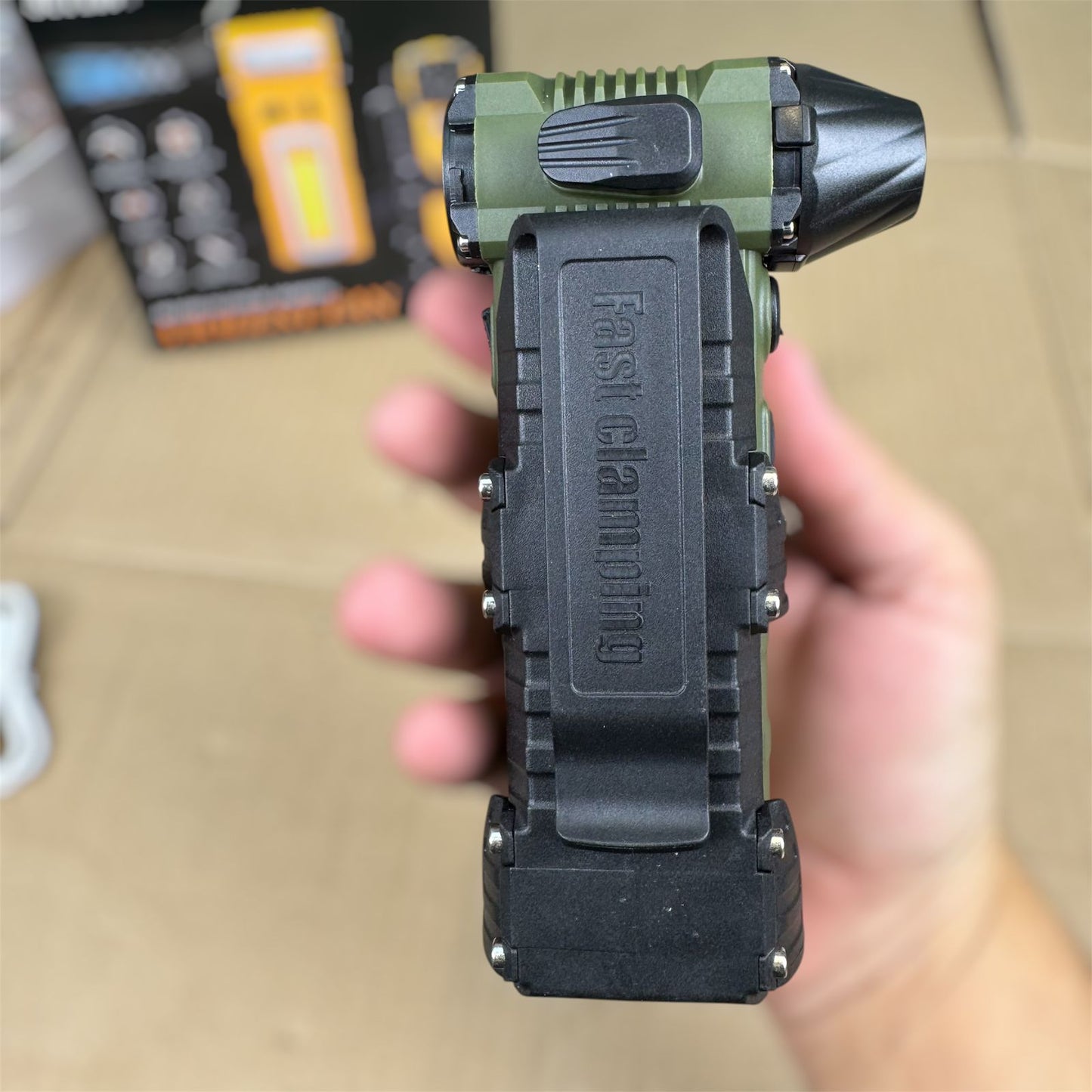 7 in 1 Turbo Jet blower fan Powerful Flashlight with cuter