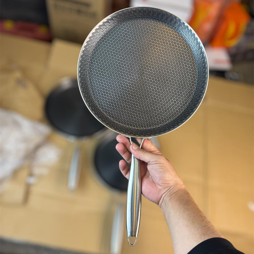 Germany lot honeycomb lesser shallow pan & tawa