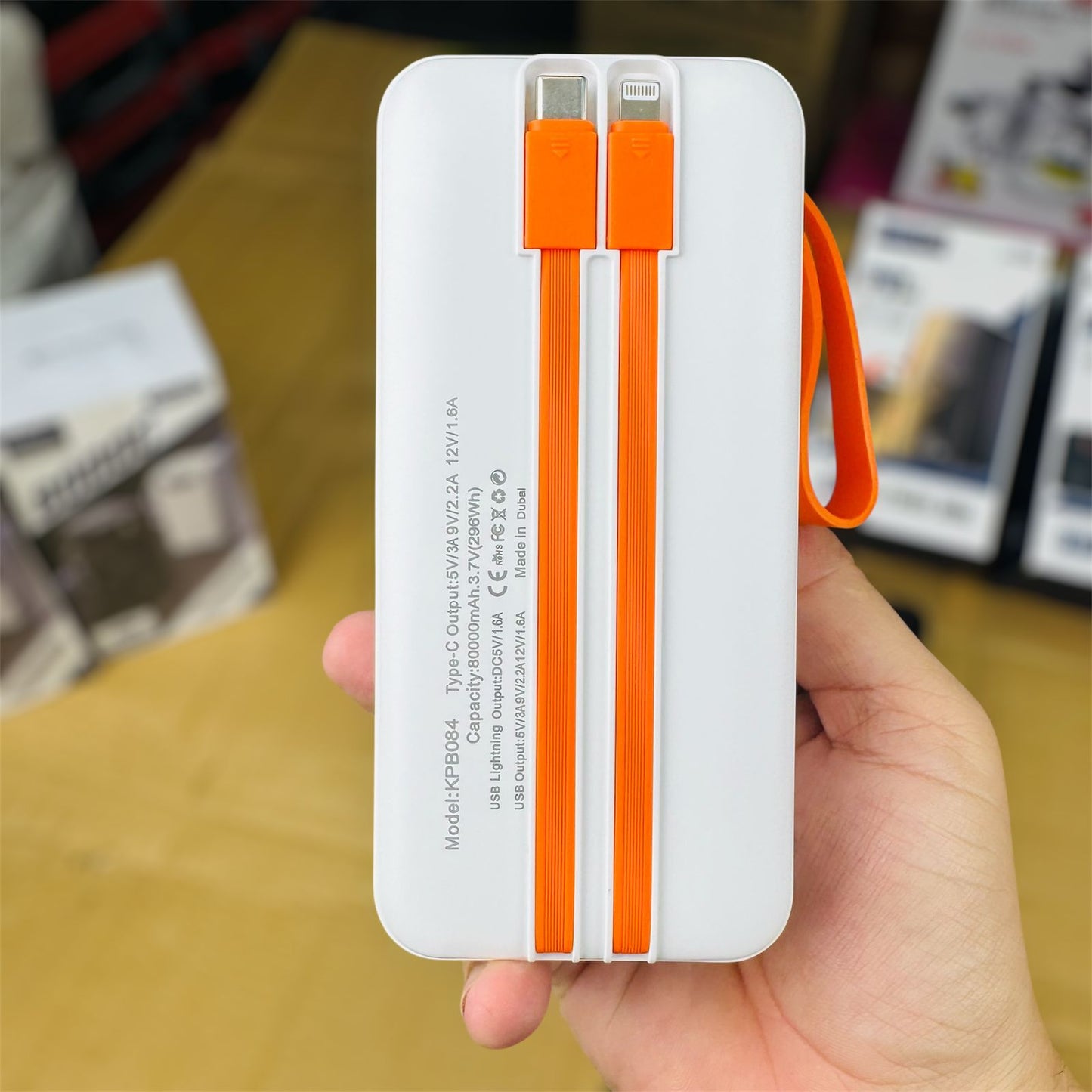 madi in dubai 80000 mah power bank 68W