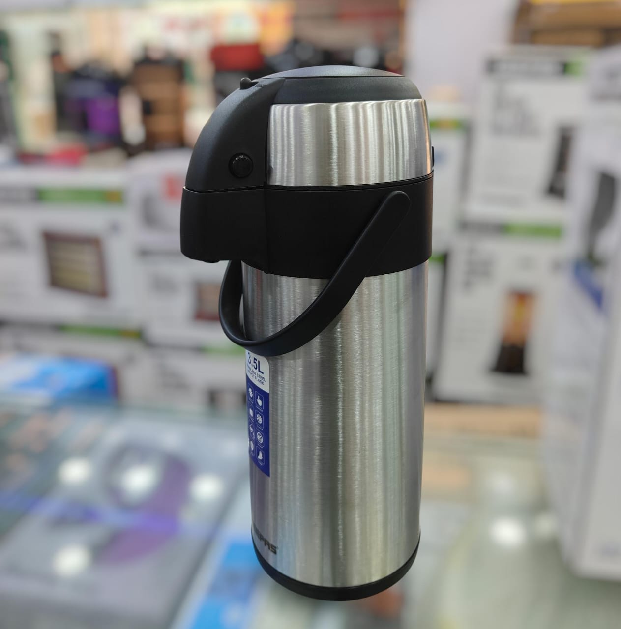 GEEPAS 3.5L stainless steel termos Vacuum Flask GVF5263