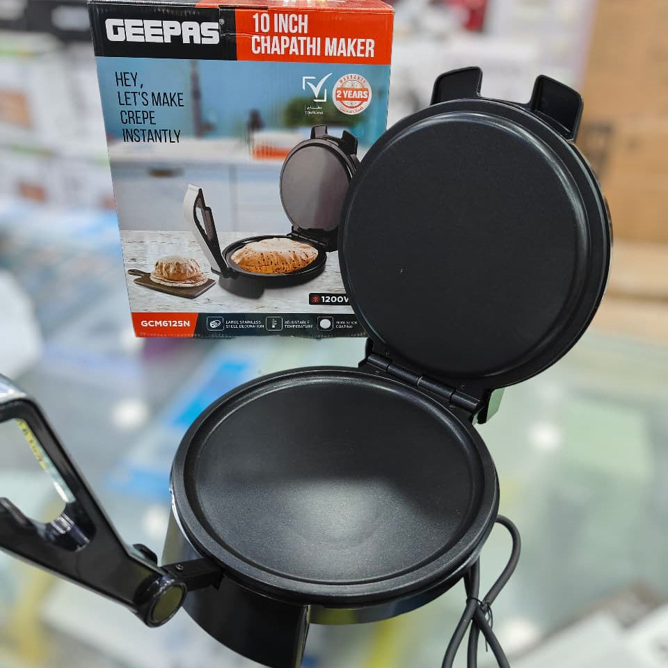 GEEPAS chapati maker gcm6125n roti maker