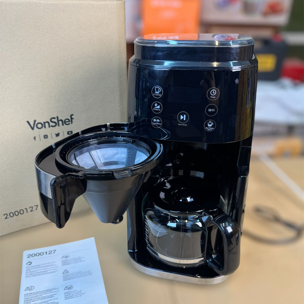 Vonshef professional Coffee maker