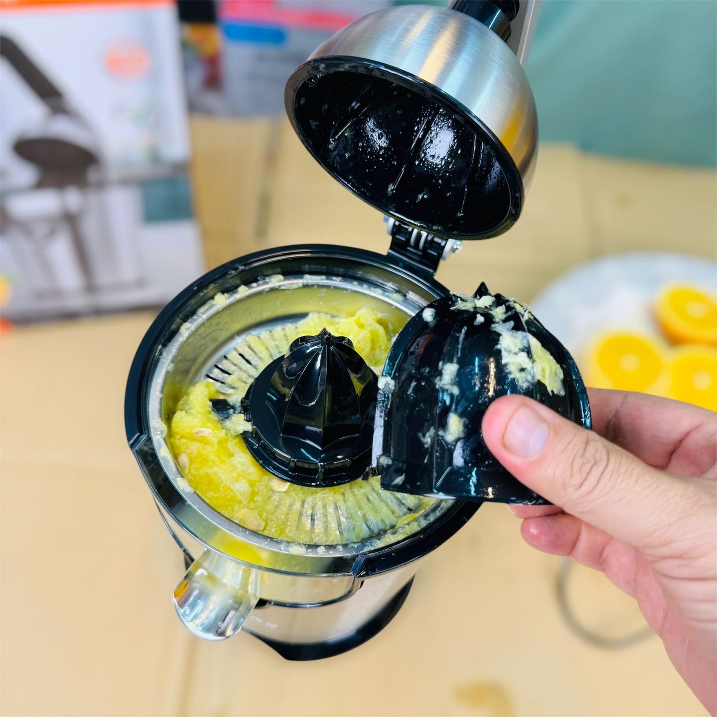 Geepas Stainless Steel Citrus Juicer GCJ46018