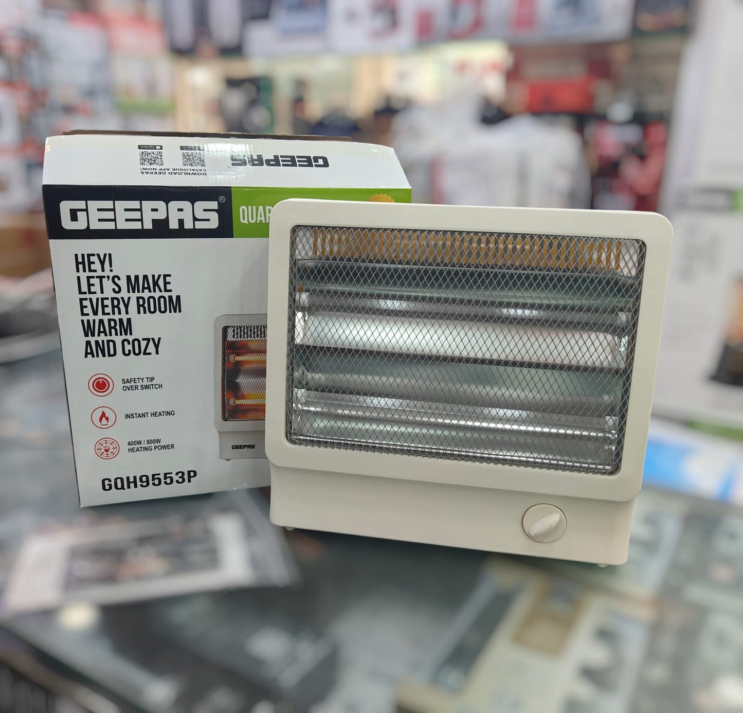 GEEPAS Quartz heater GQH 9553
