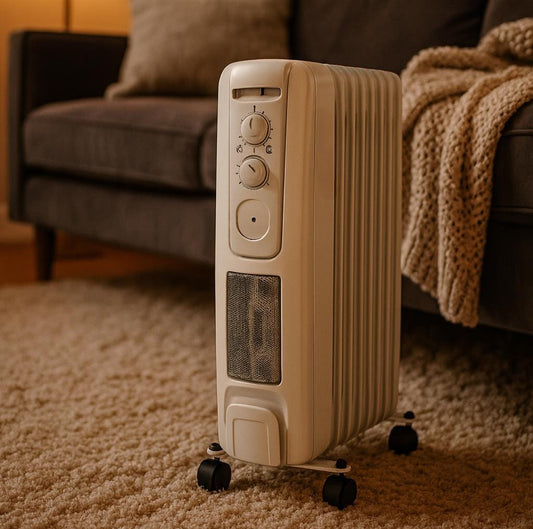 Geepas 11-Fin Portable Electric Oil-Filled Radiator Heater GRH910011p