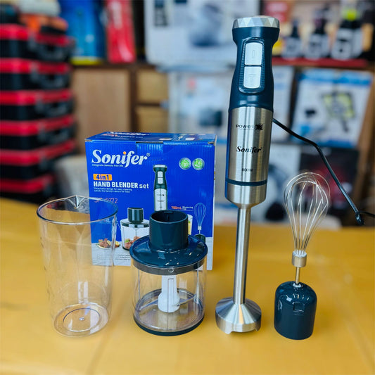 Sonifer 4-in-1 hand blender set with attachments