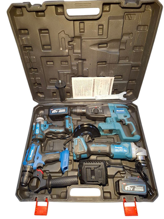 makita 4 in 1 combo tool box set