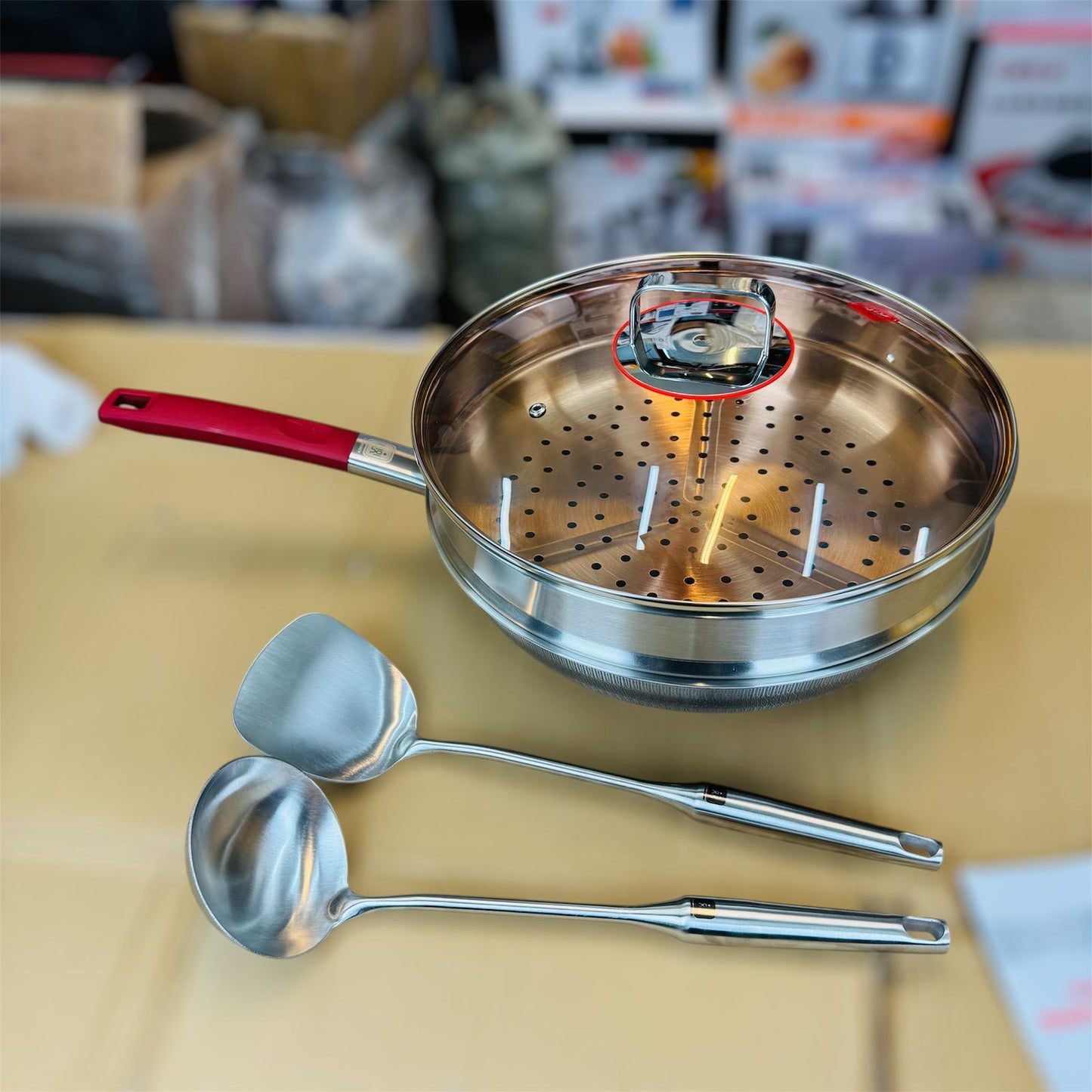 Germany lot honeycomb lesser coating Fry pan