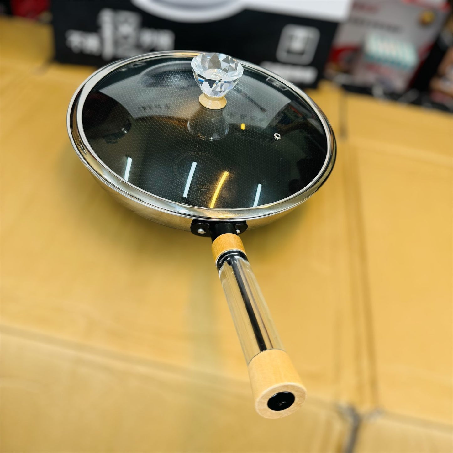 Crystal HoneyComb Laser Coated Deep Pan 34cm