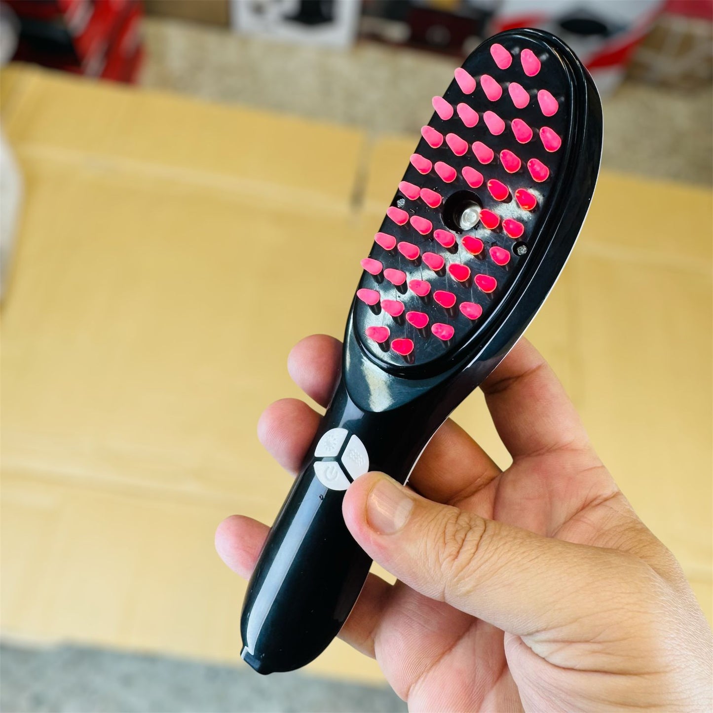 Rechargeable Scalp Massager with Steam