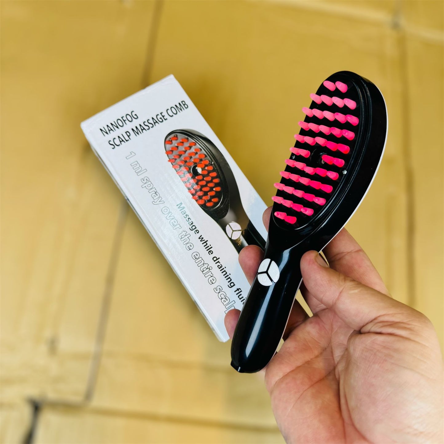 Rechargeable Scalp Massager with Steam