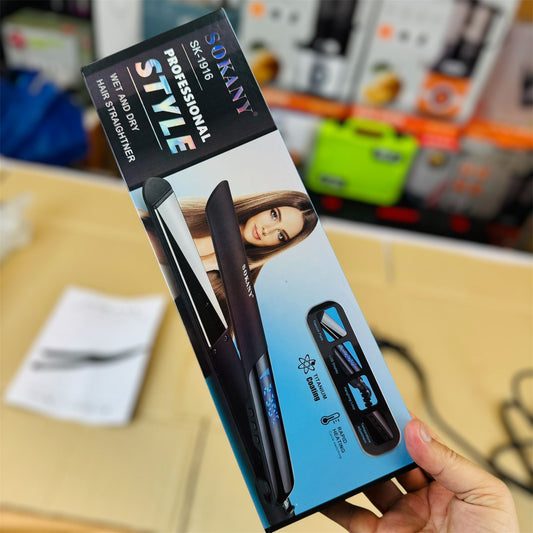 SOKANY wet in dry  Professional Digital Hair Straightener sk-1916
