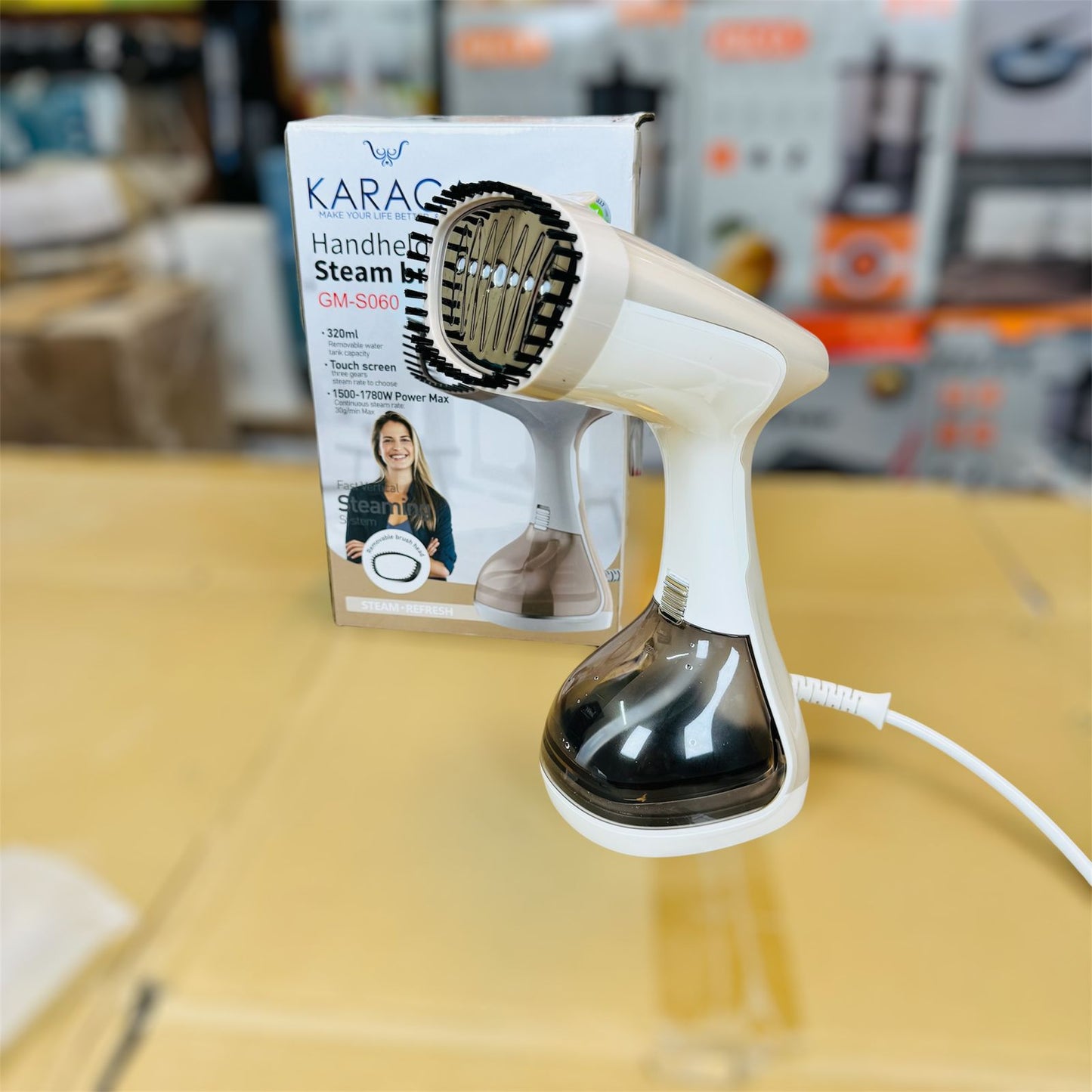 karaca digital torch handheld garment steamer