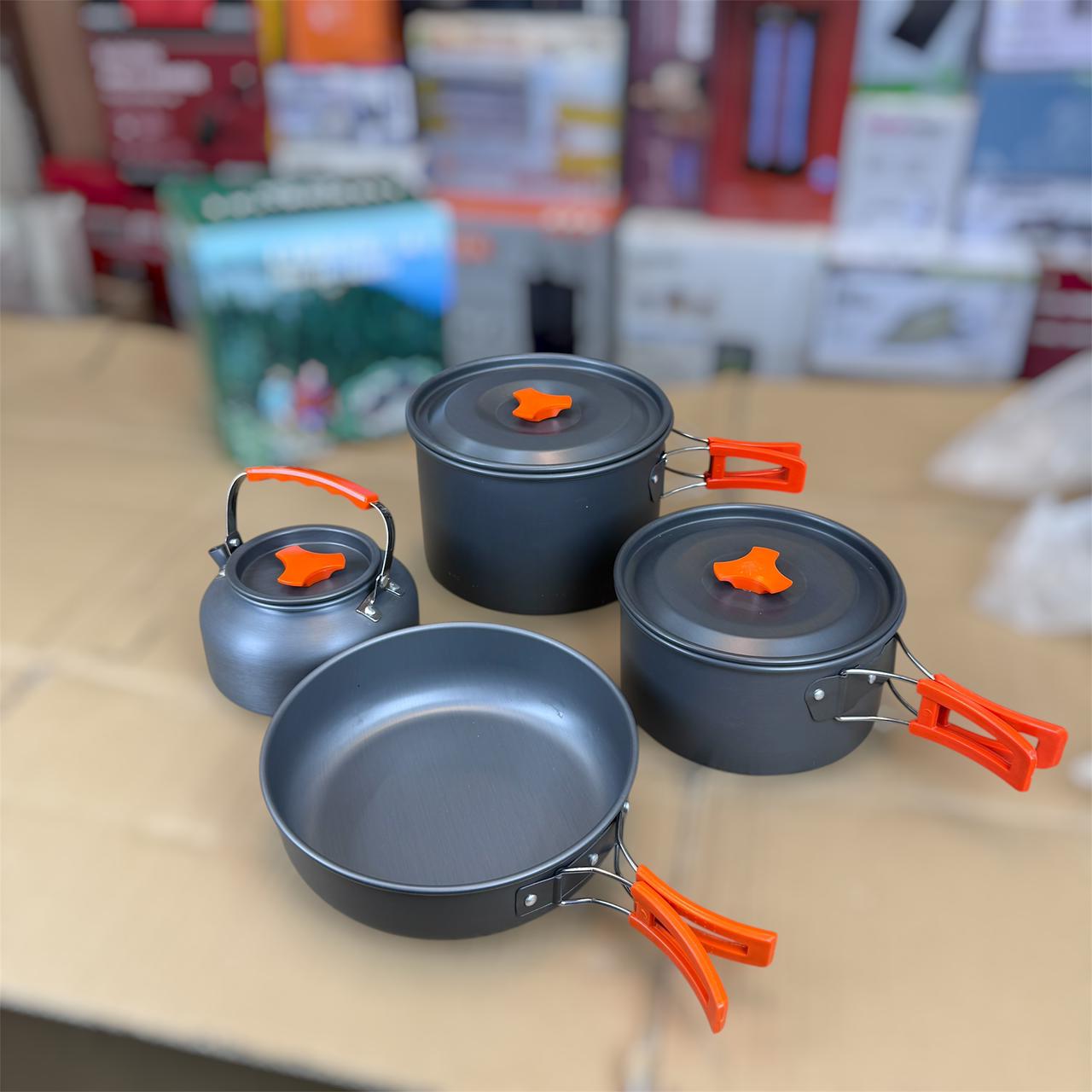 camping 4 pcs cooking set
