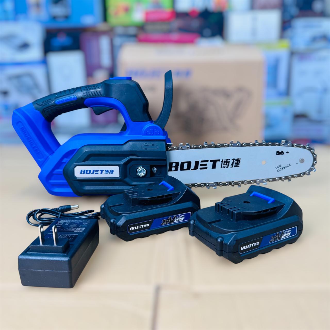 LOT imported BOJET  BJ 4372  12 inches chainsaw 2 batteries
