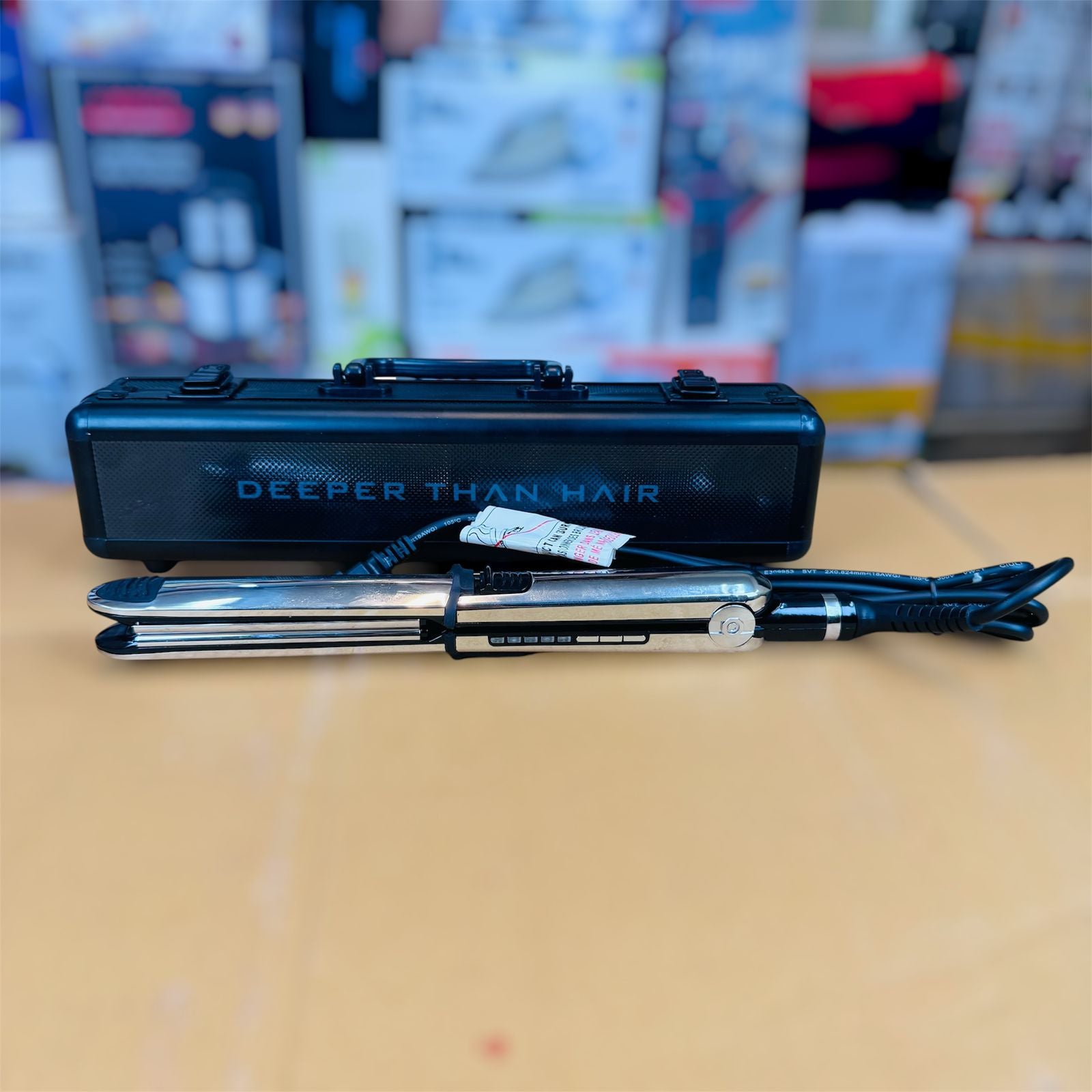Hair straightener heating indicator