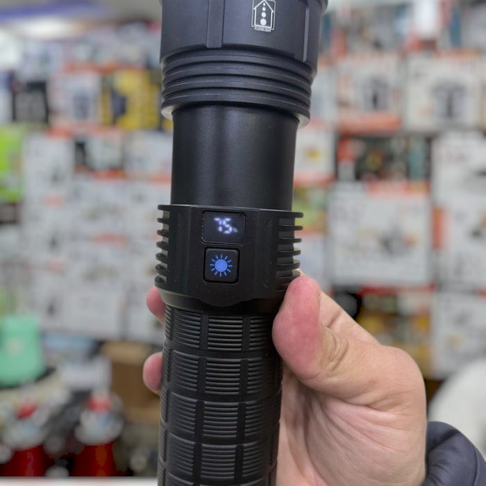 Flashlight side view