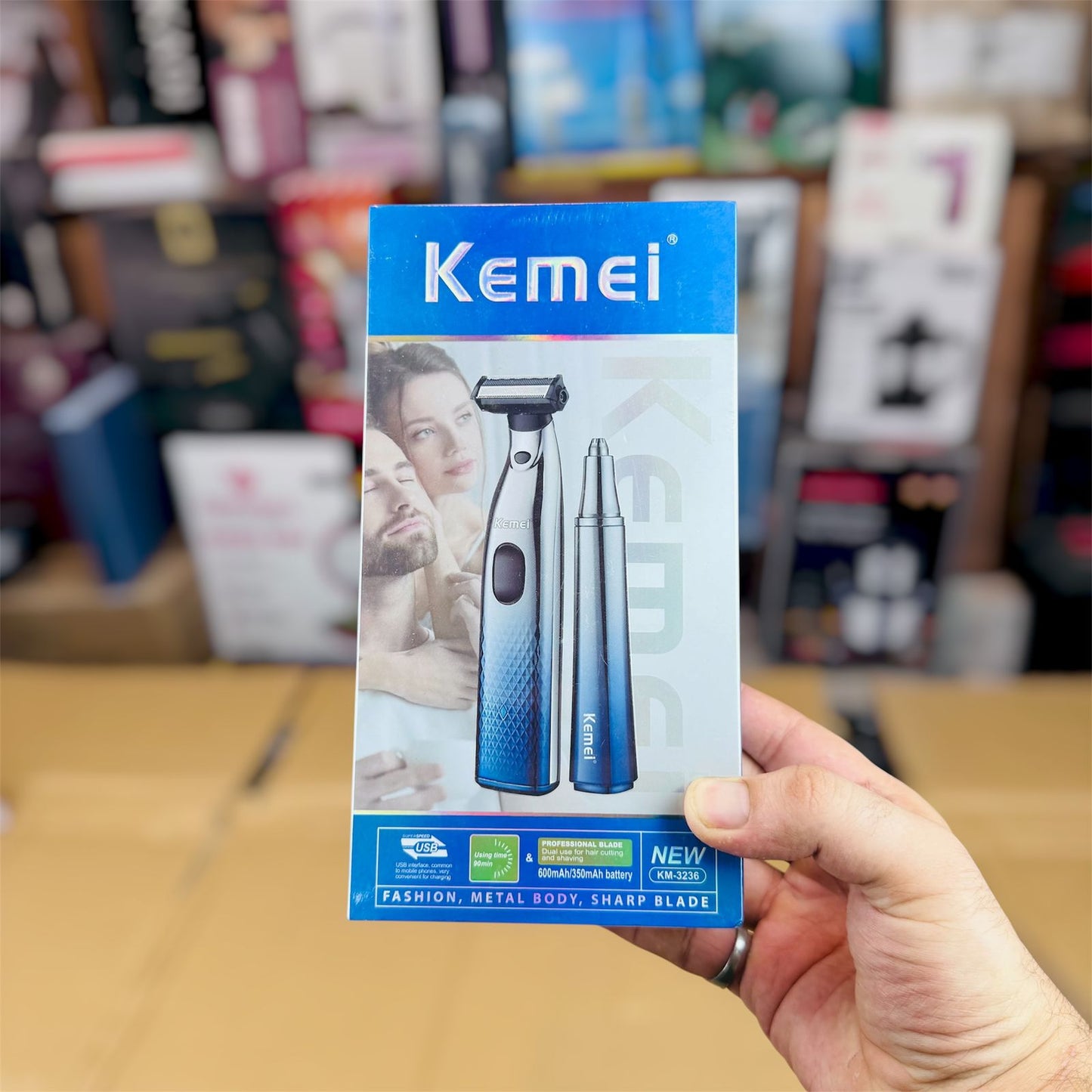KEMEI 2 in 1 grooming kit KM3236