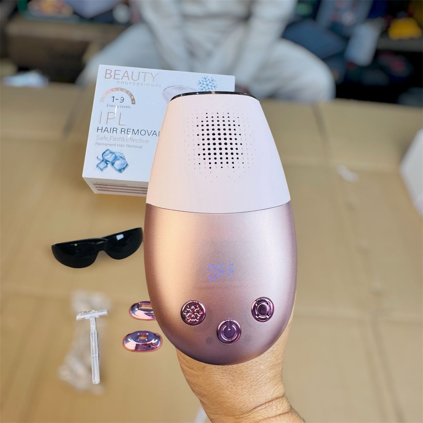 Beauty professional IPLS laser hair removal