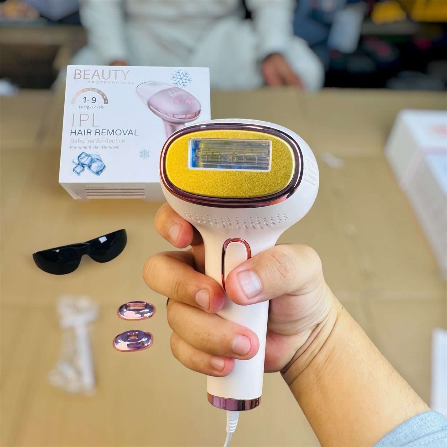 Beauty professional IPLS laser hair removal