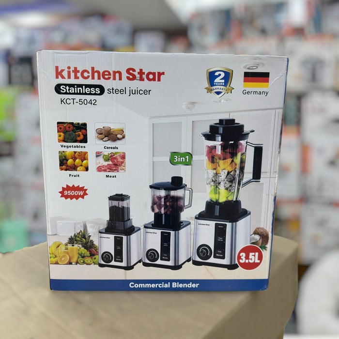 Kitchen Star blender stainless steel body
