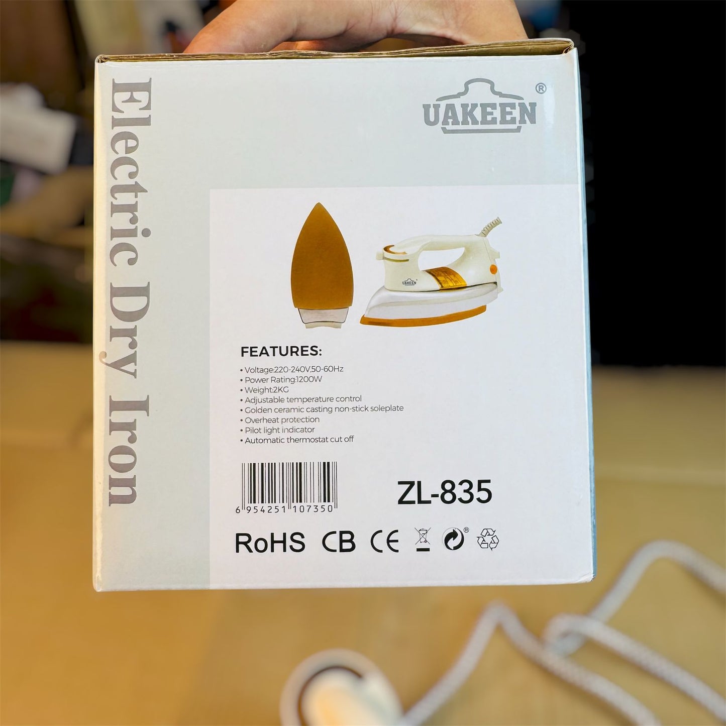 UAKEEN Elactric dry iron ZL_ 835