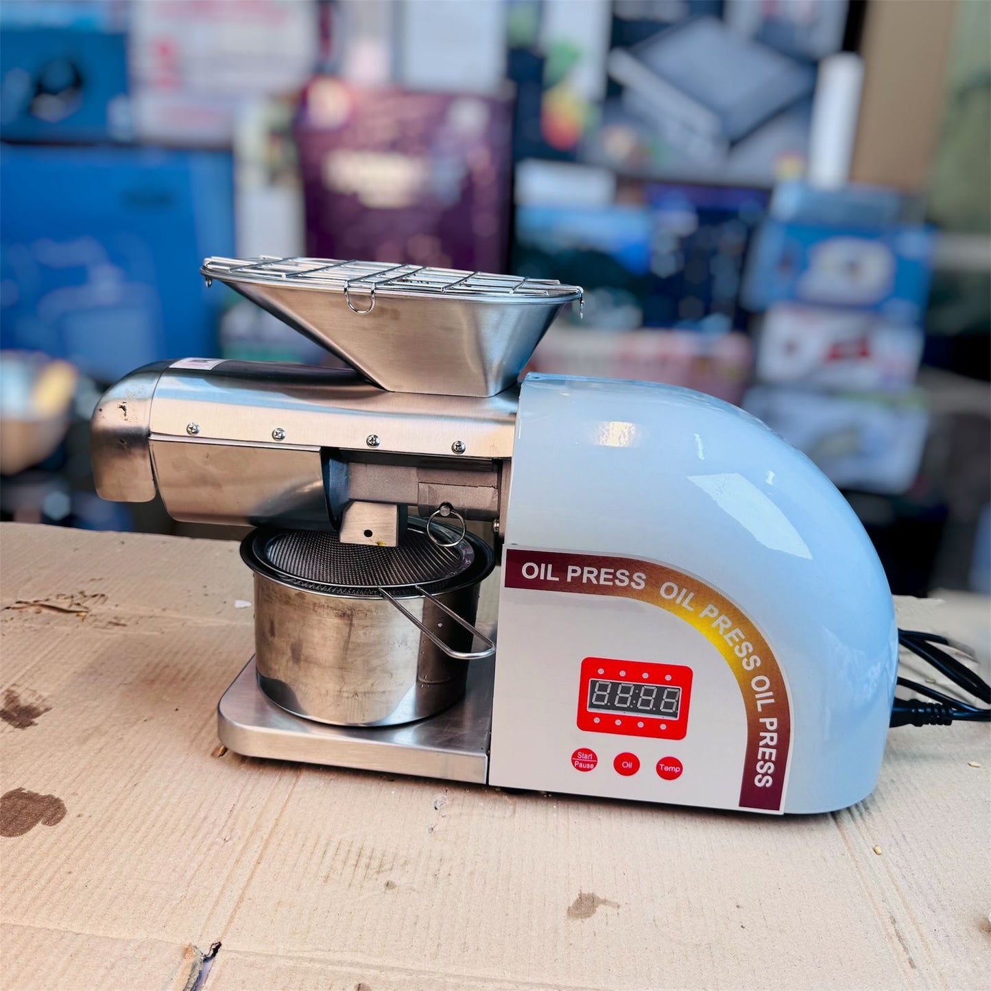 stainless steel oil press machine ( oil extractor machine )