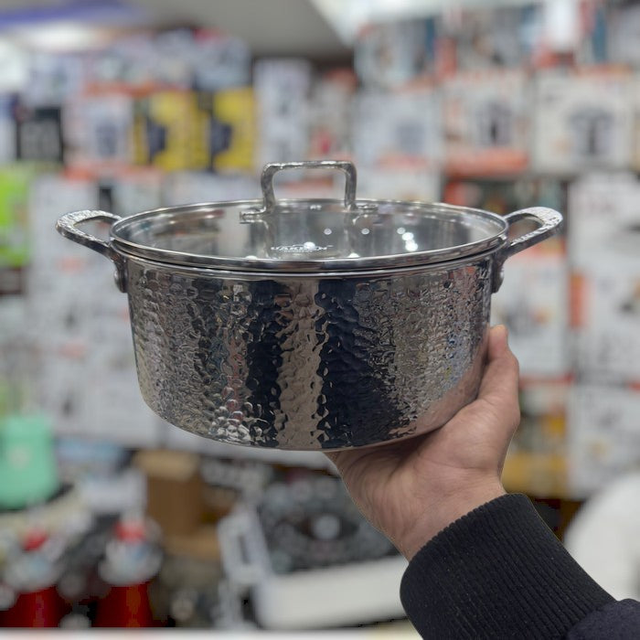 UAKEEN 6 pcs triply S/S cookware set