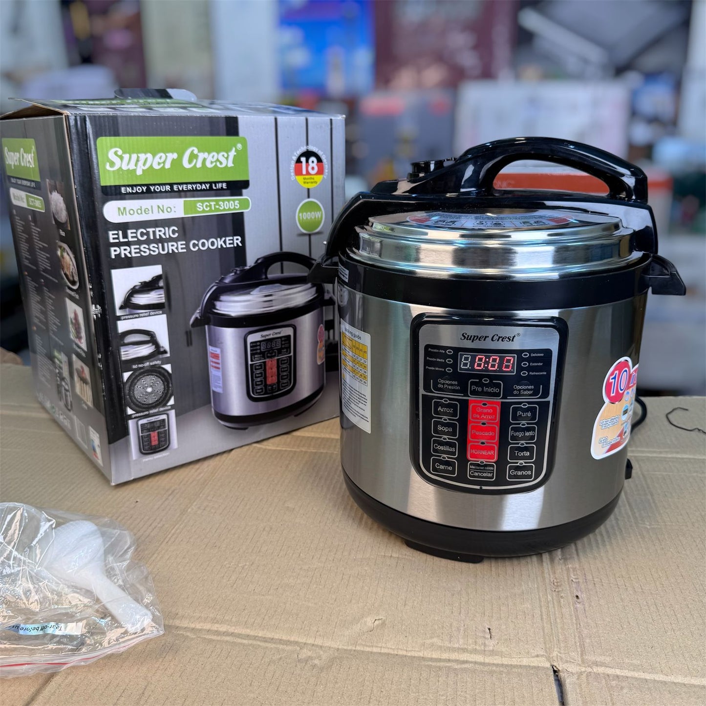 Super crest electric  pressure cooker M SCT3005