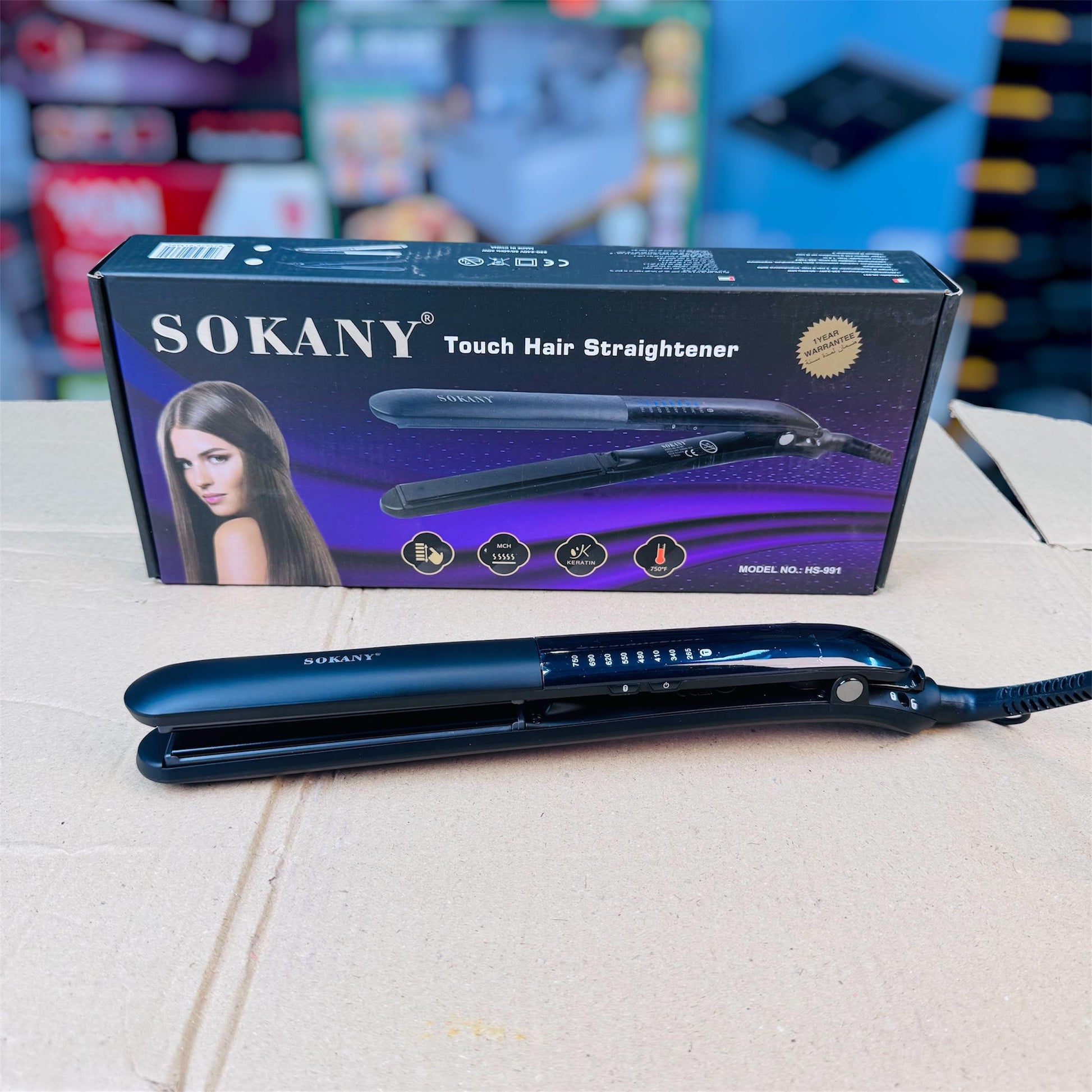 Sokany HS-991 hair straightener main view