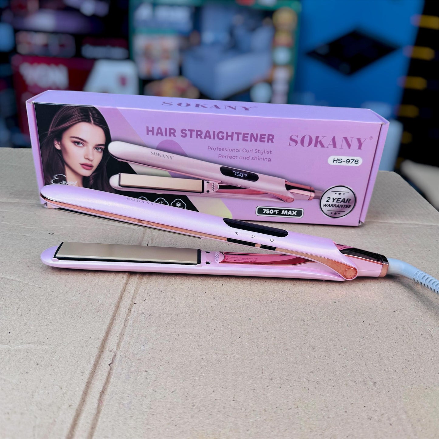 Sokany HS-976 hair straightener main view