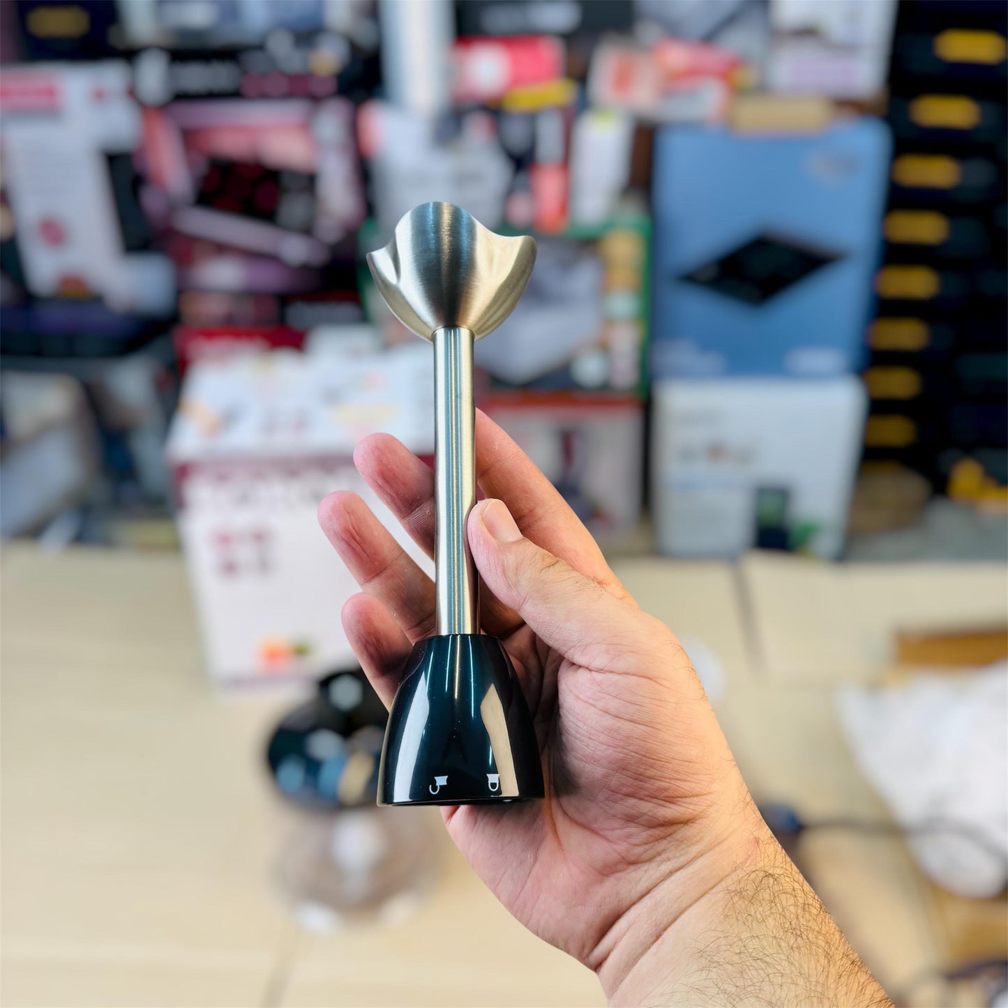Hand Blender anti-splash blade guard