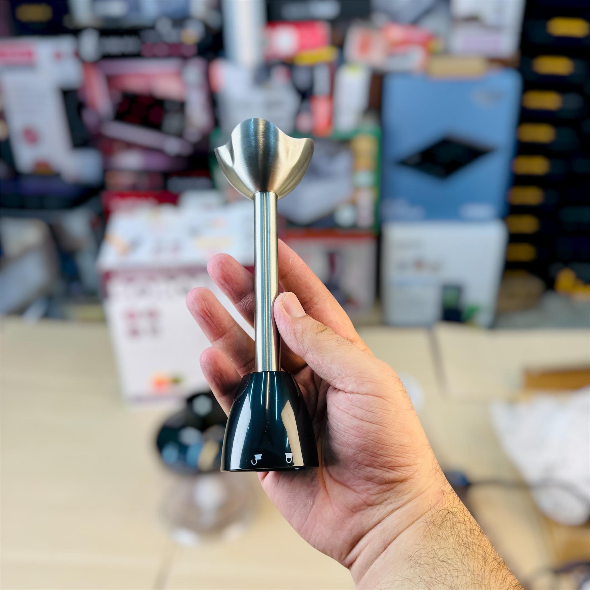 Hand Blender anti-splash blade guard