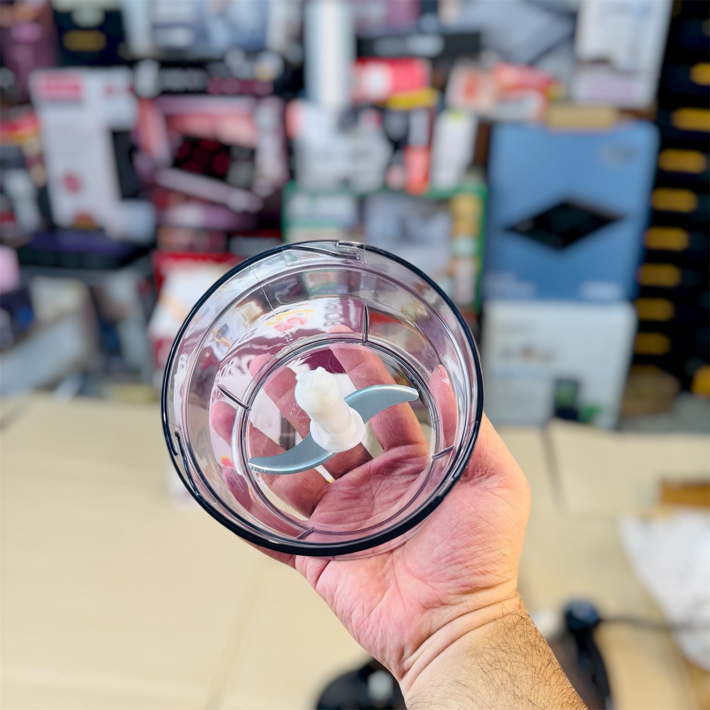 3-in-1 Hand Blender in use blending
