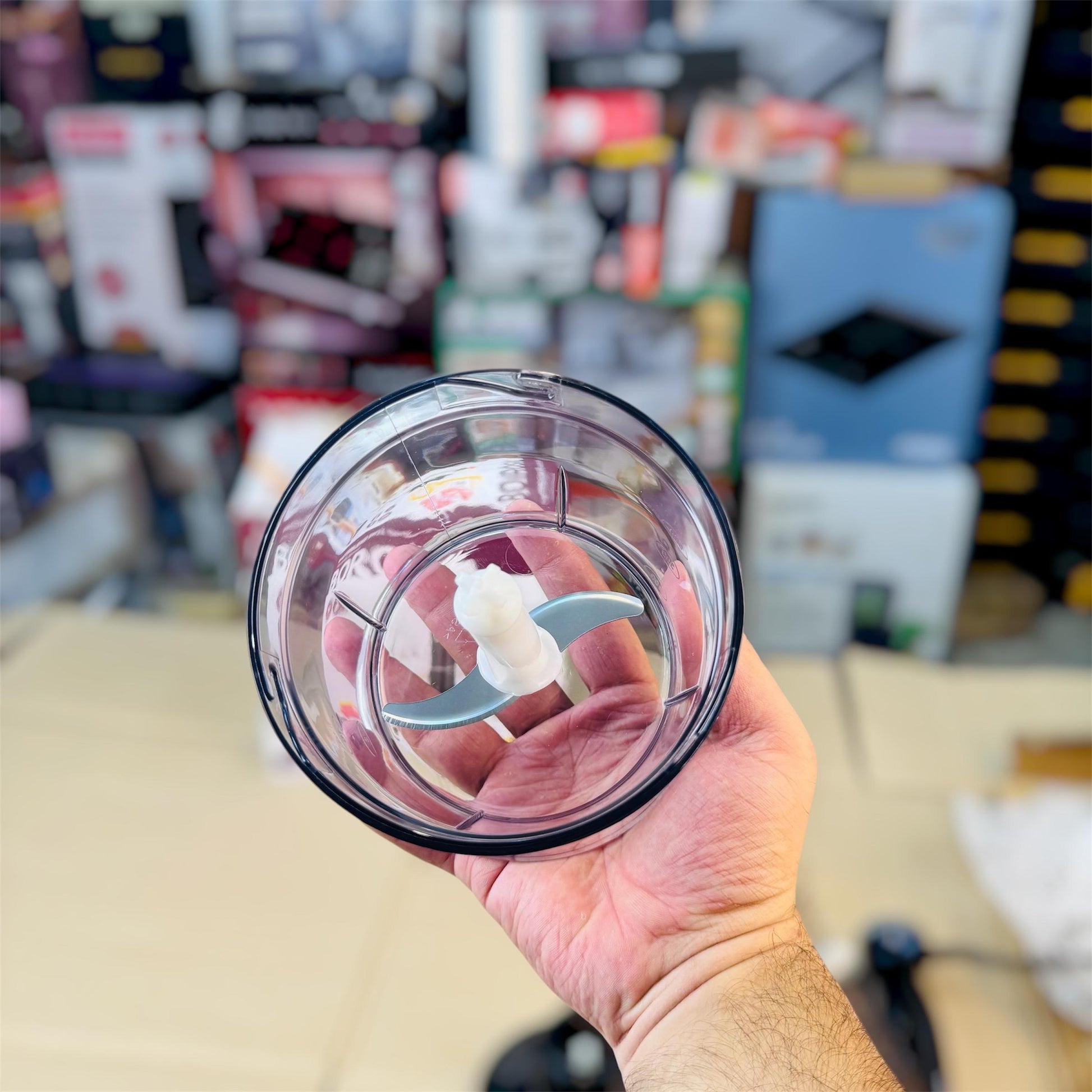 3-in-1 Hand Blender in use blending