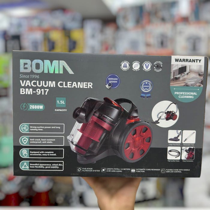 BOMA Powerful Cyclonic 1.5L Vacuum Cleaner (BM-917)