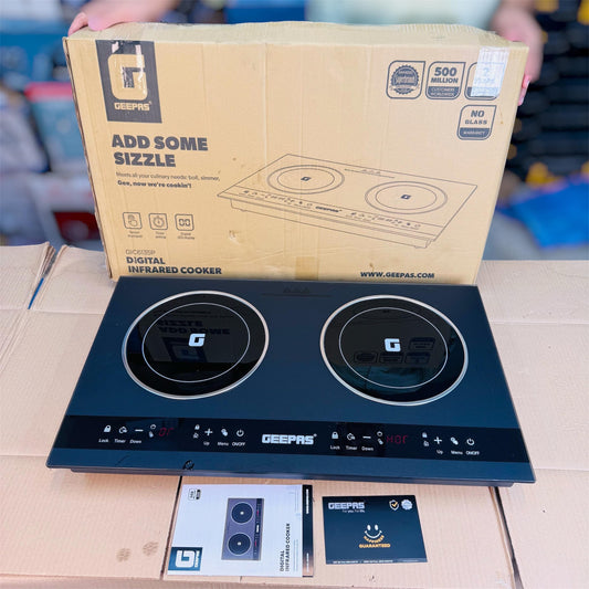 GEEPAS double digital infrared hot plate Gic 6135P