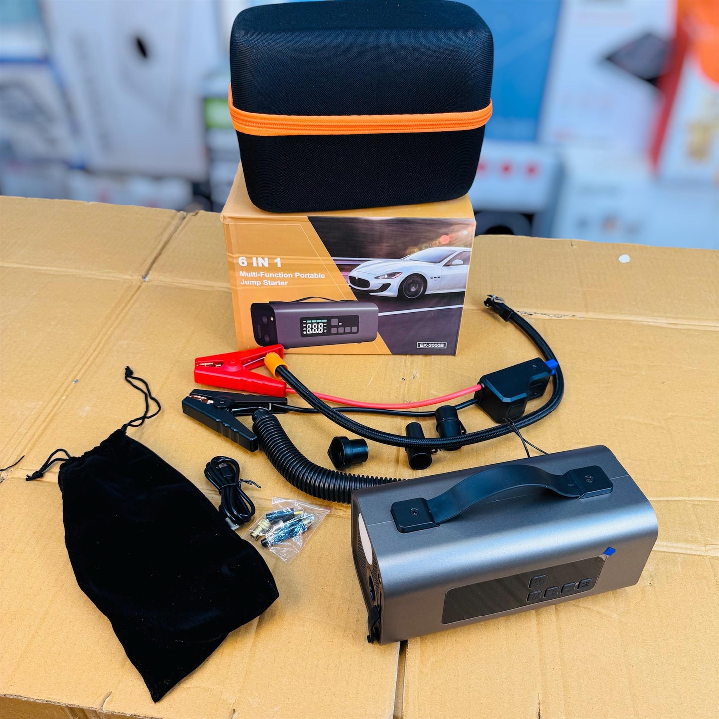 6-in-1 Jump Starter EK-20008 main view