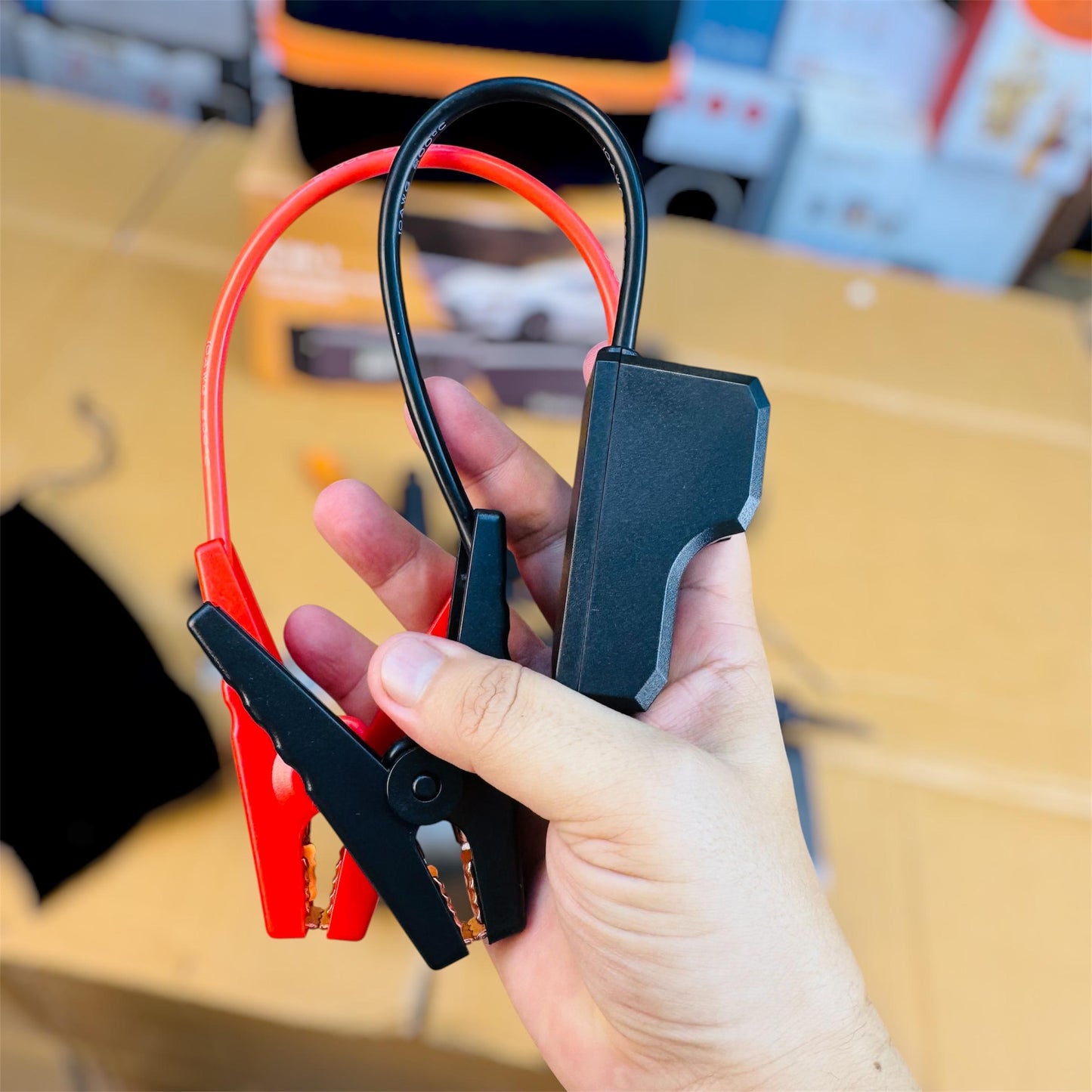 Jump starter nozzle adapters