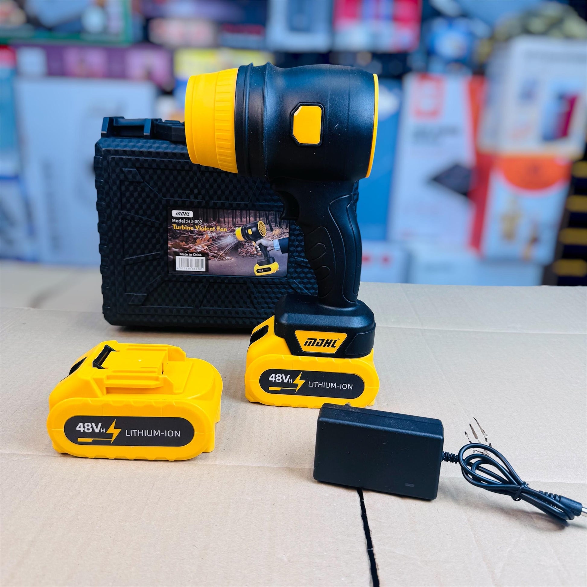 Jet blower batteries