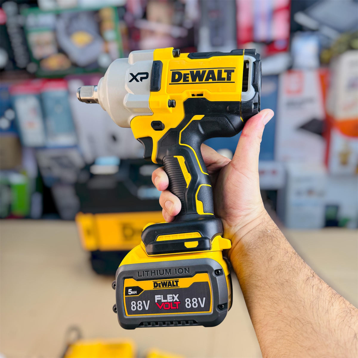 Dewalt-style wrench charger