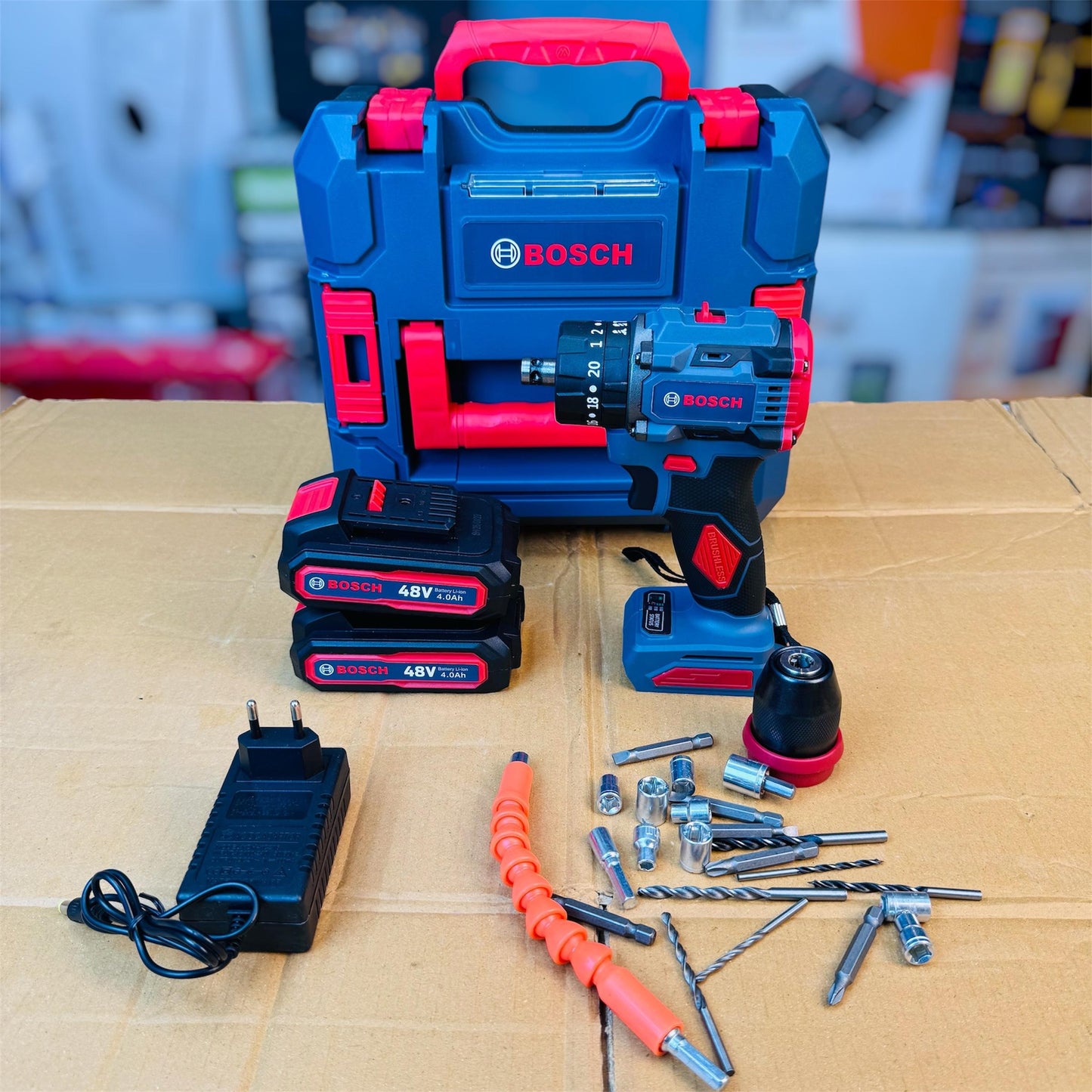 BOSCH 2 in 1 drill & impact wrench with tools