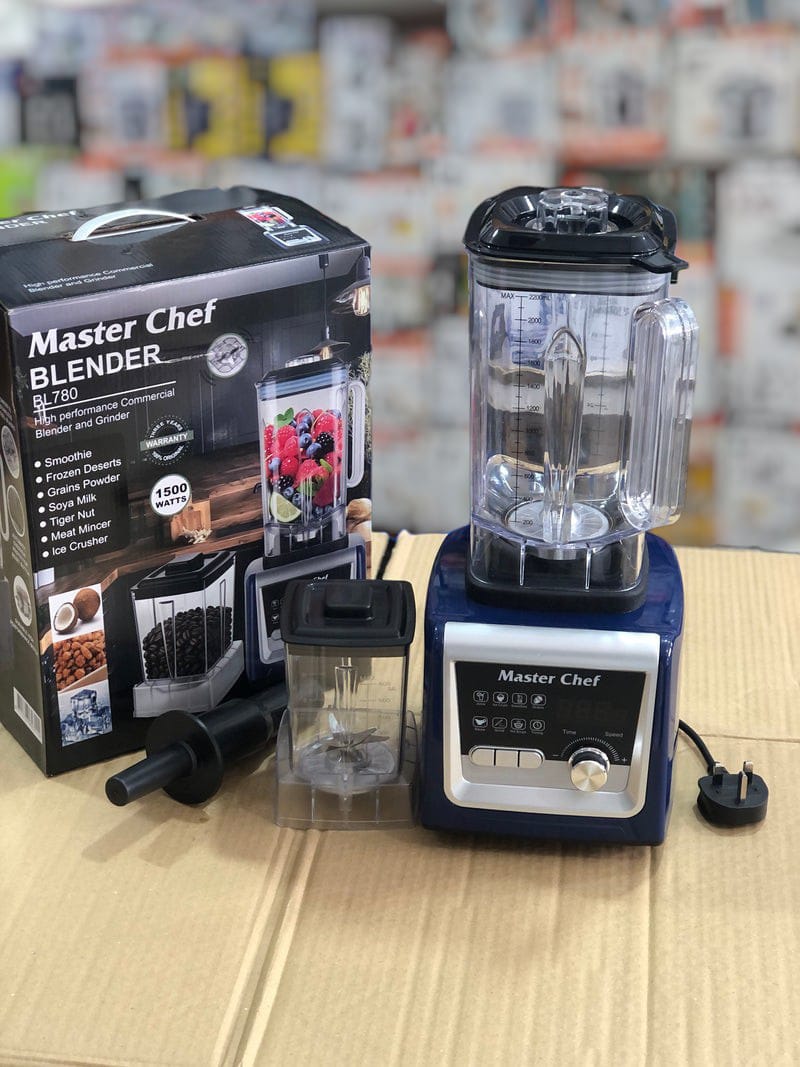 Master Chef Commercial Blender & Grinder BL780 – Heavy-Duty Kitchen Blender
